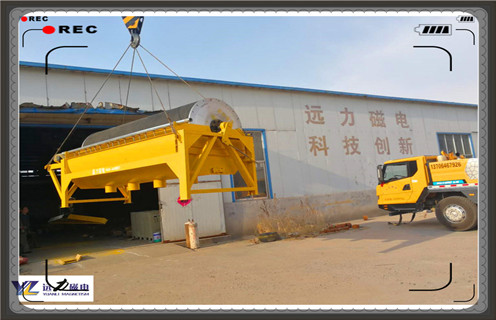 磁選機，永磁筒式磁選機，xctb—1050×1000半逆流型濕式弱磁場永磁筒式磁選機