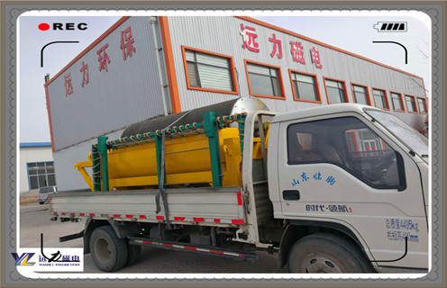 濕式磁選機，福建濕式高強磁磁選機_釩鈦鐵礦福建濕式高強磁磁選機型號參數及磁場強度 